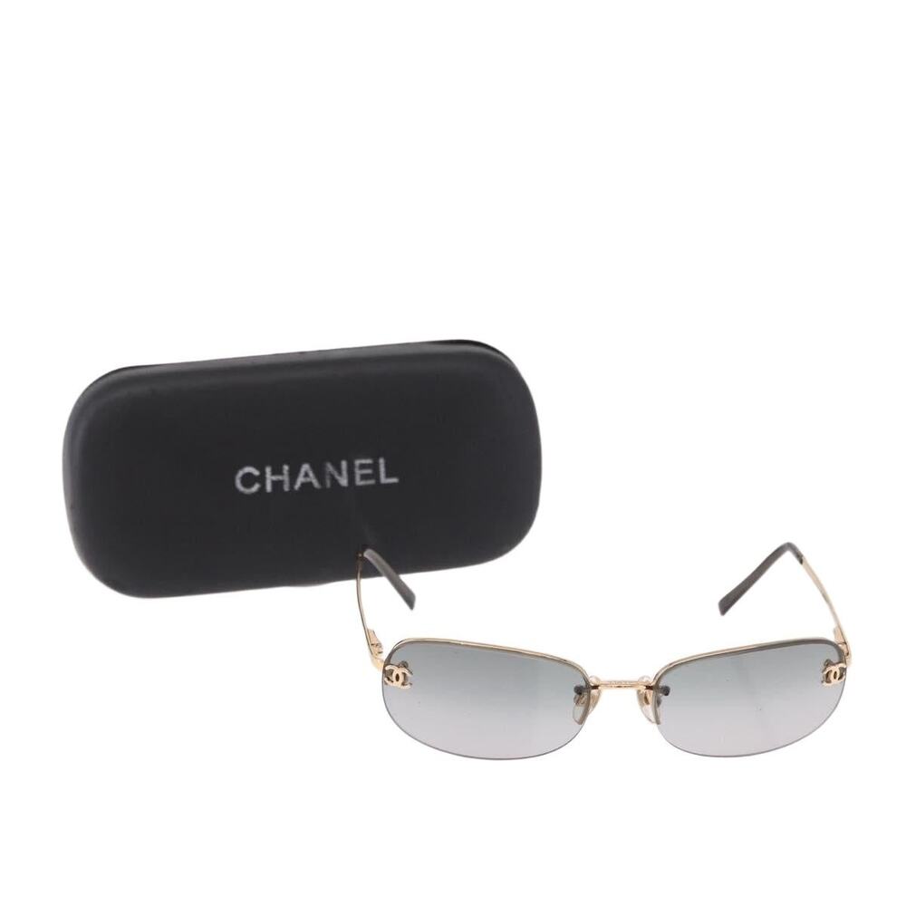 Chanel CC Rimless Sunglasses Gray - Picture 2 of 9